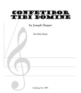 Confetibor Tibi Domine SSA choral sheet music cover